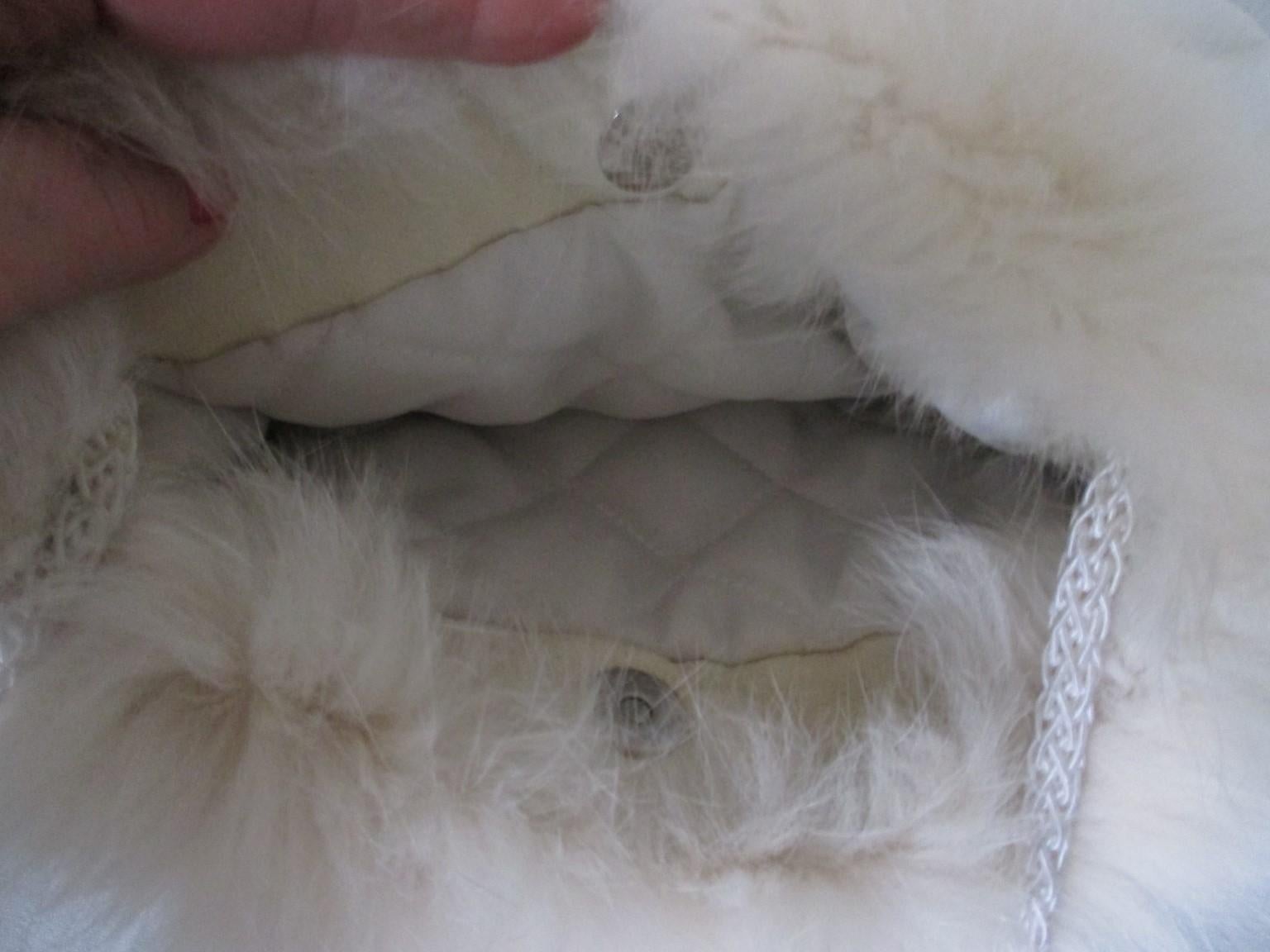Women's or Men's Petite Lynx Fur clutch For Sale