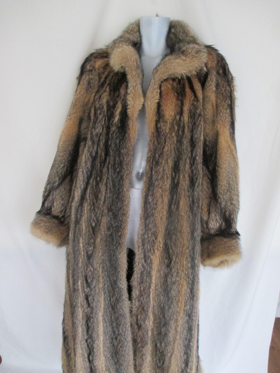 Vintage Coyote Fur Coat 1