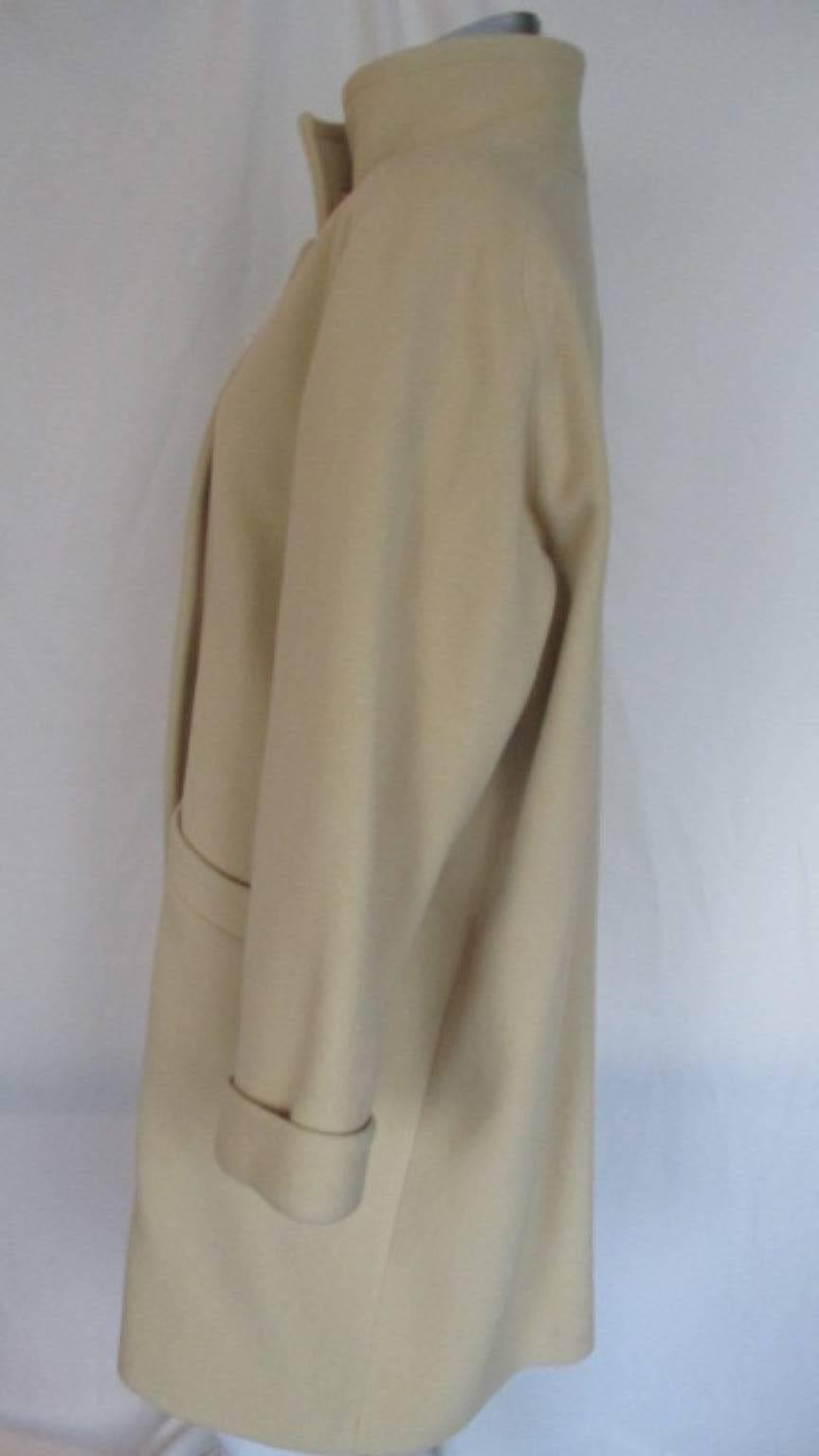 Brown Pierre Cardin Paris Wool Angora Coat  For Sale