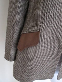 Hermès Vintage Women's Camel Hair Blazer, Size EU 36/38, France
