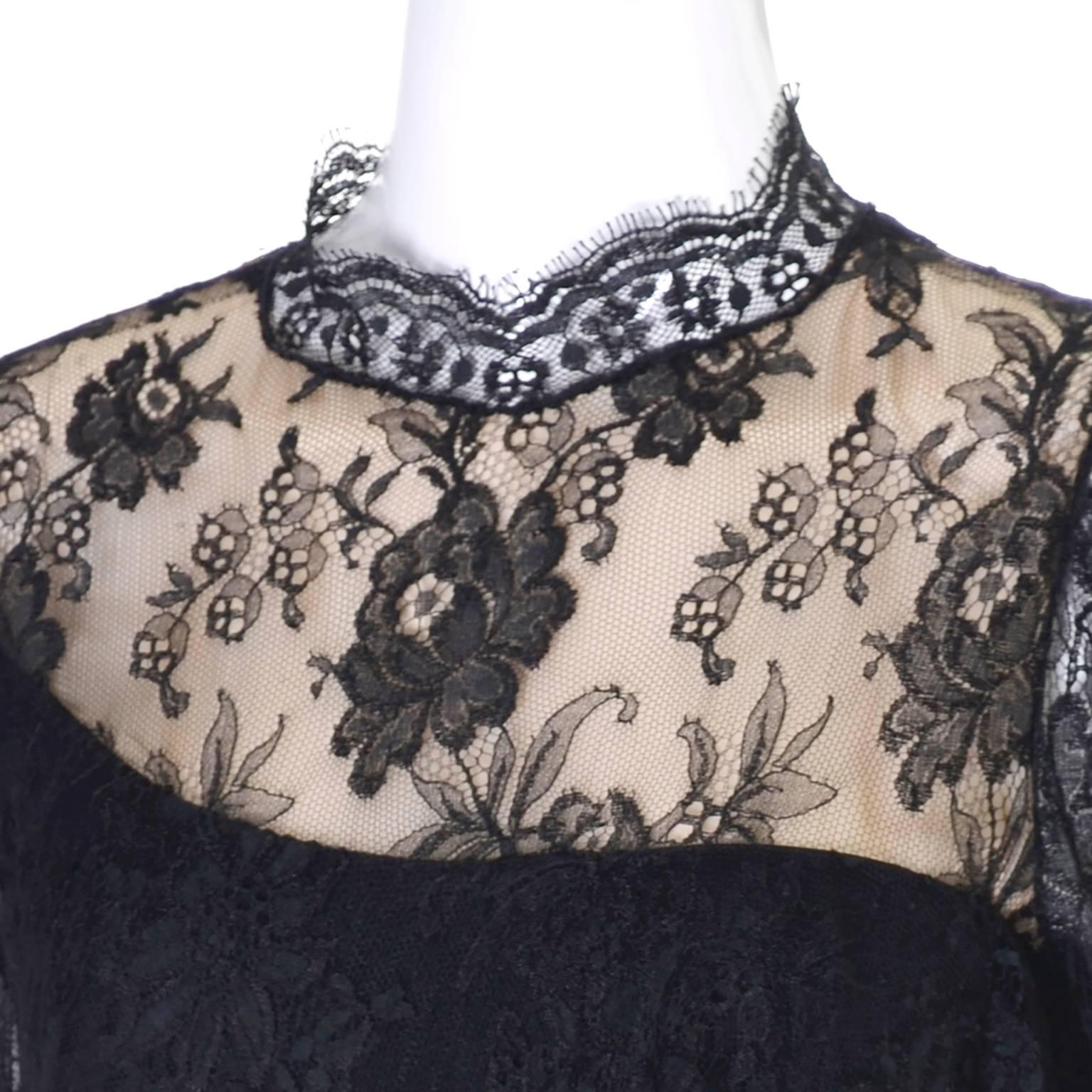 black lace victorian dress