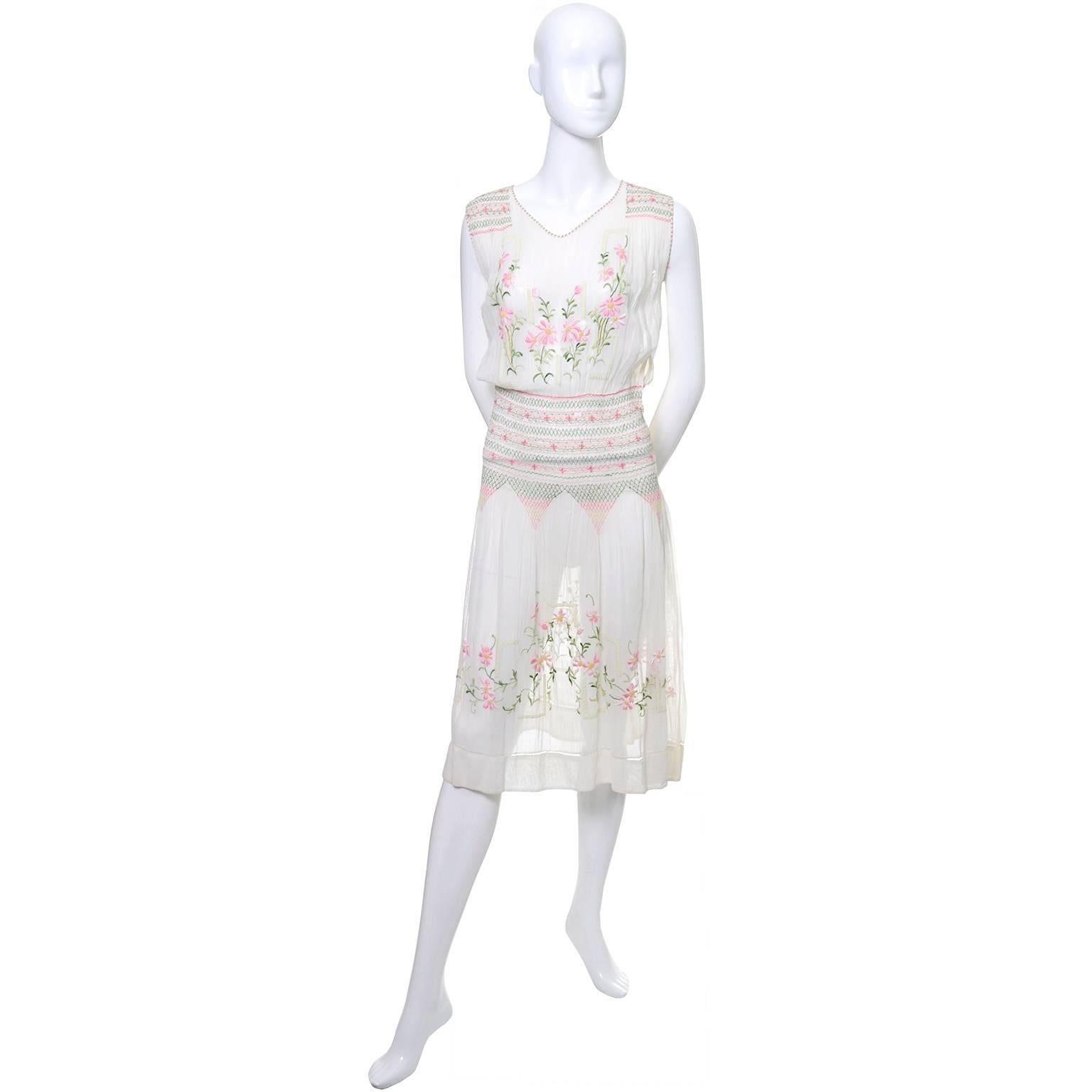 This is one of my favorites of the many vintage 1920's and 1930's dresses I've sold in this stye.  These bohemian 