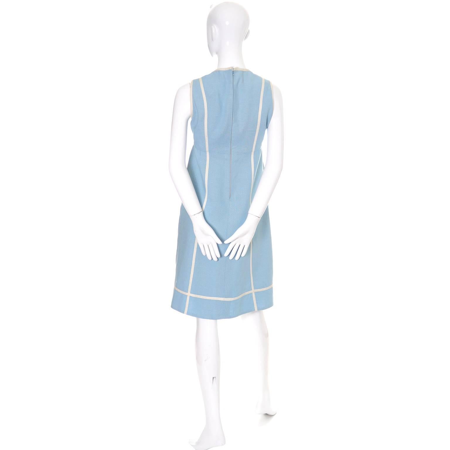 1960s empire waist dress