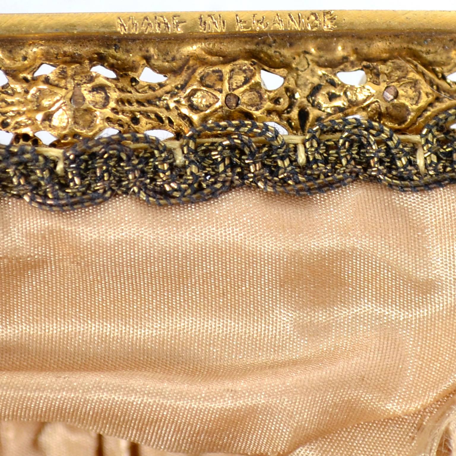 silk handbag gold bag