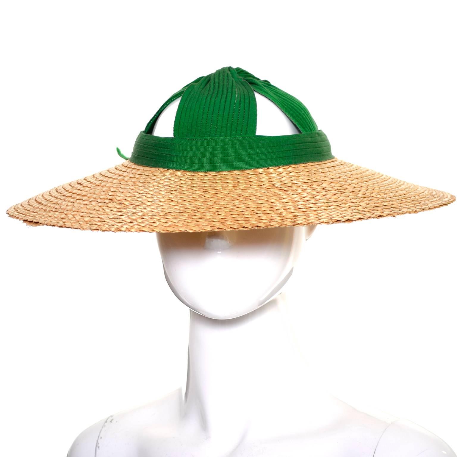 1940s straw hat