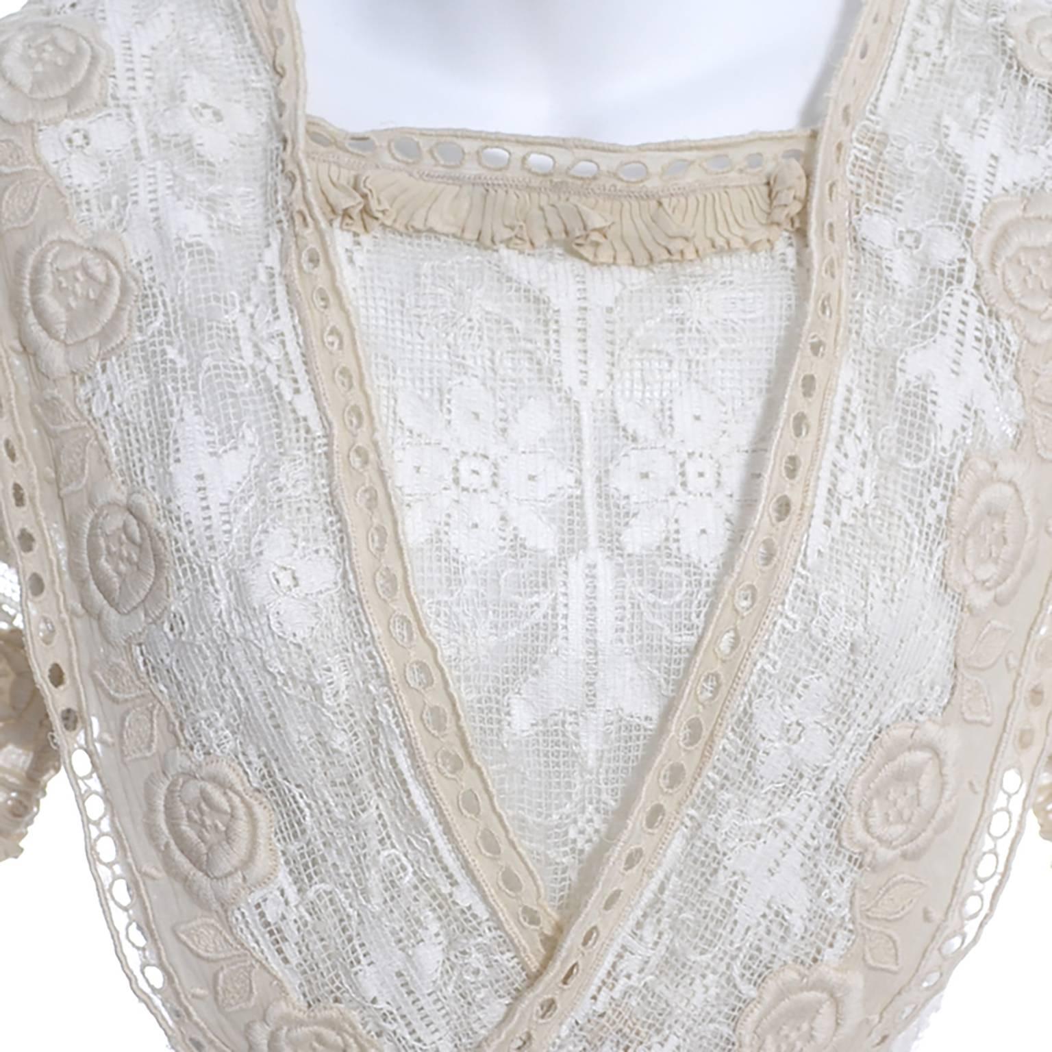 edwardian lace dress