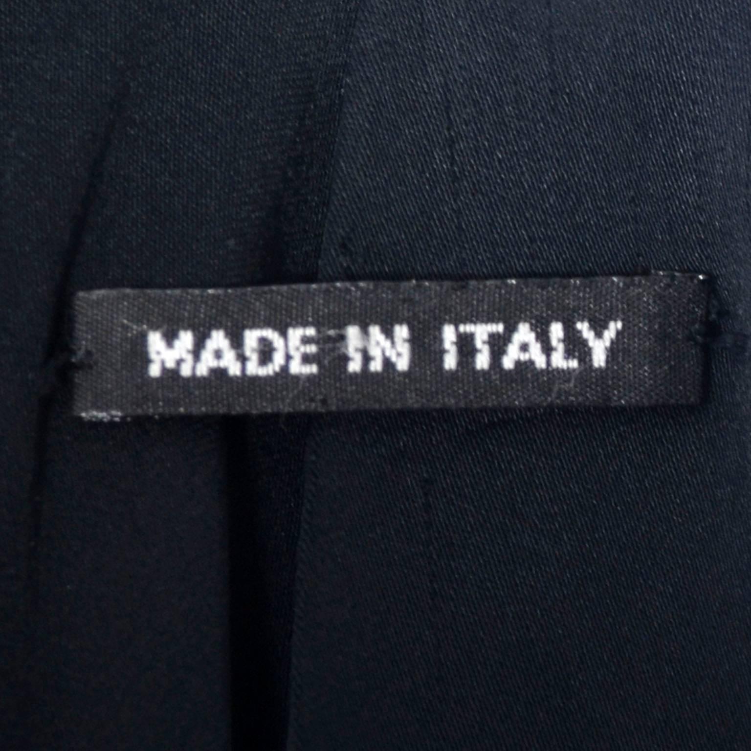 Vintage Giorgio Armani Tuxedo Jacket Shawl Collar Vetimenta Spa Black Label 1