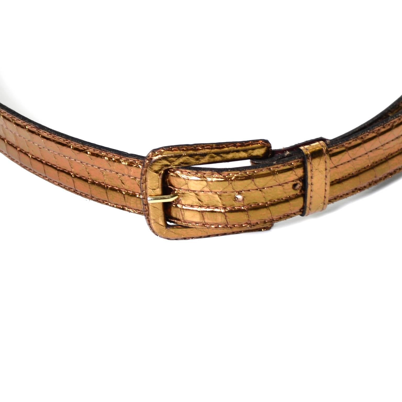 yves saint laurent vintage belt