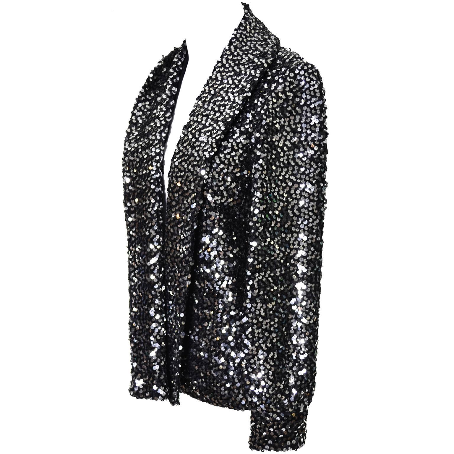 silver evening cardigan