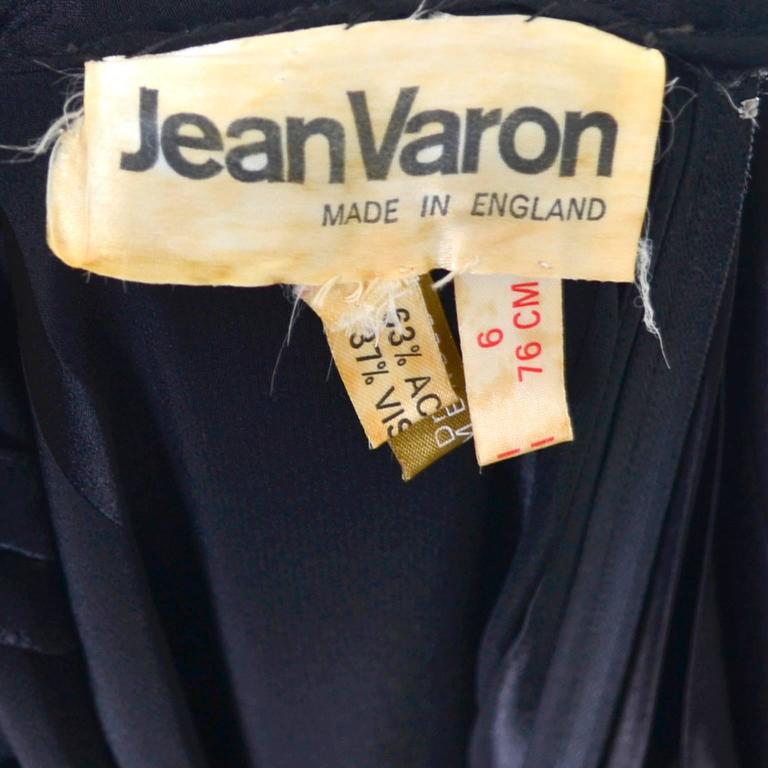 Elegant 1970s Jean Varon John Bates Vintage Skirt Evening Satin Long ...