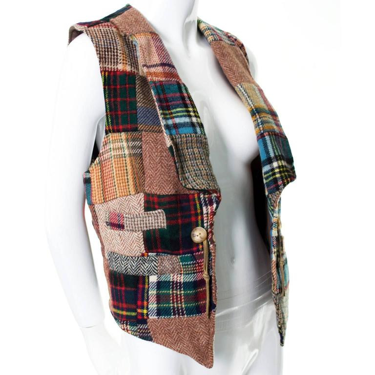 ralph lauren patchwork vest