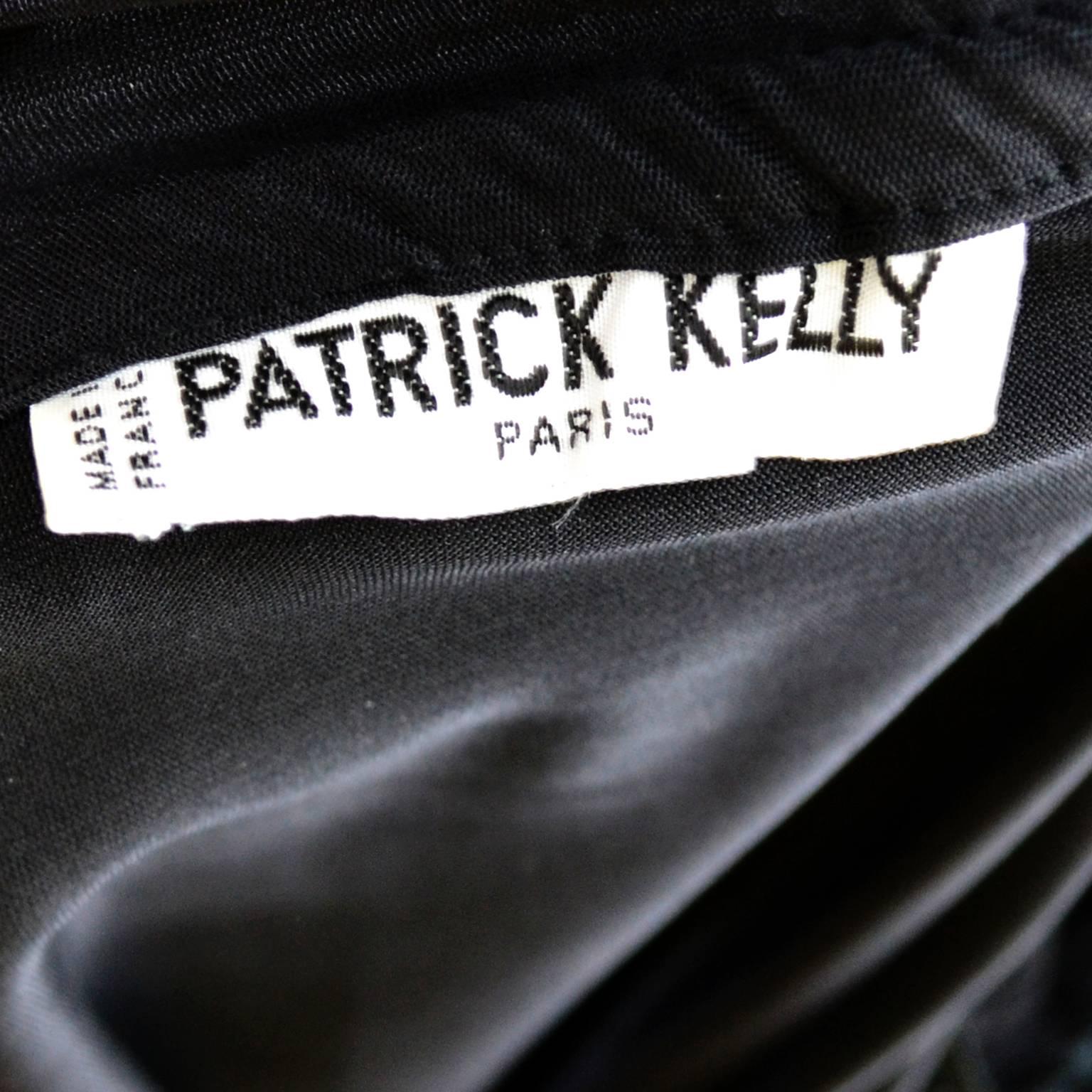 Patrick Kelly Paris 1988 Vintage Dress Stretch Body Con Statement Evening Gown 2