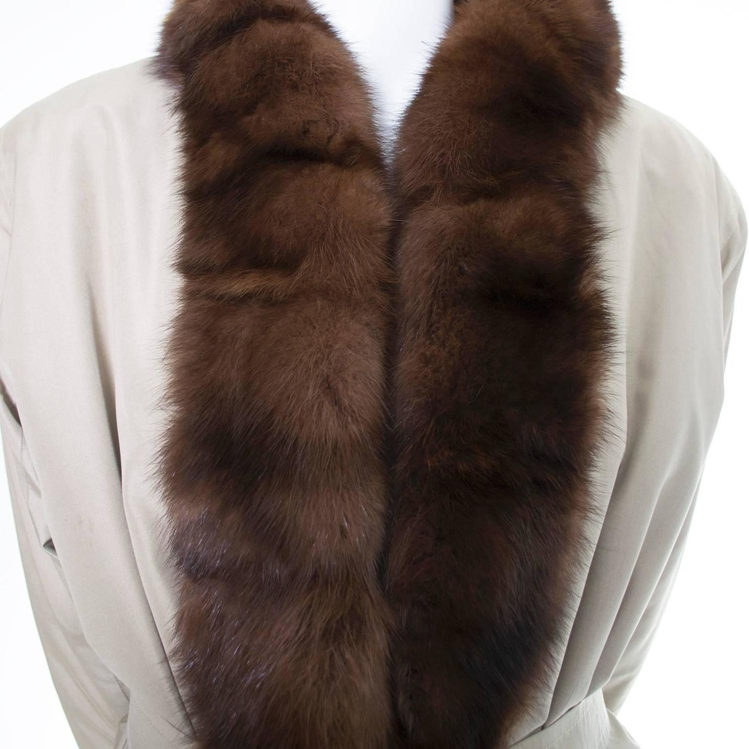 ysl fur coat