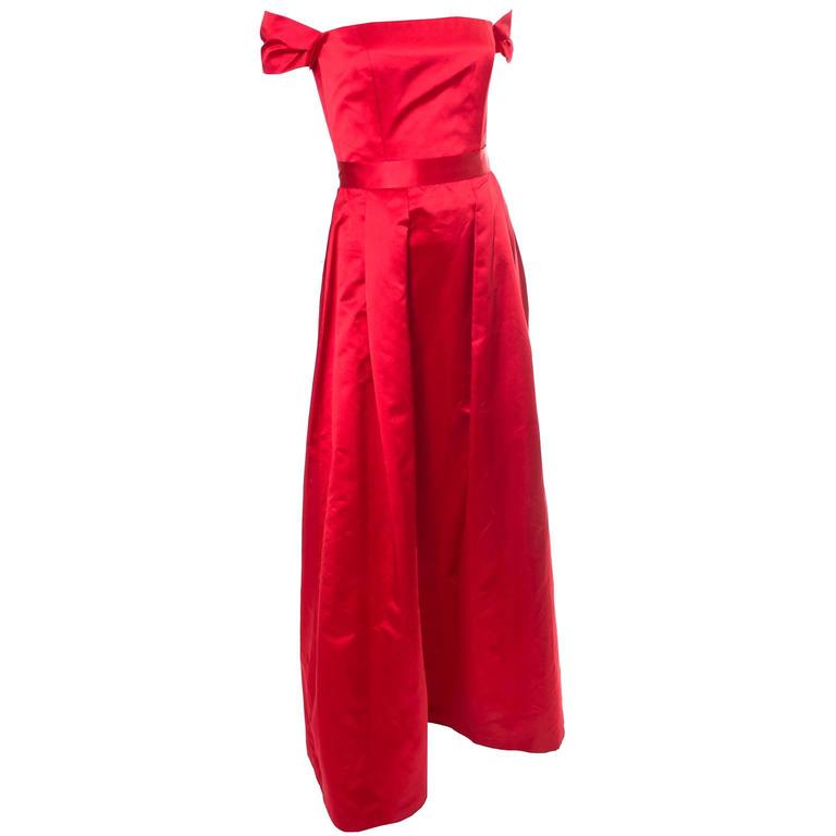 Vintage Red Evening Dresses