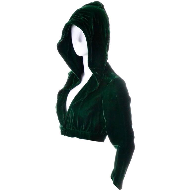 Green velvet bolero cheap