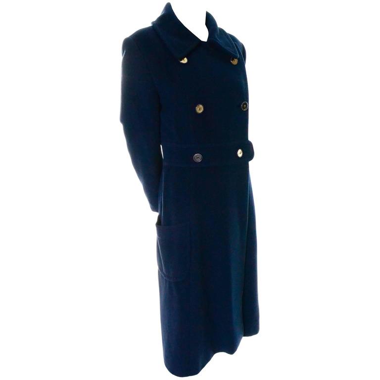 1960s I Magnin Vintage Cashmere Coat, Sleeveless Trench Coat H Magnum