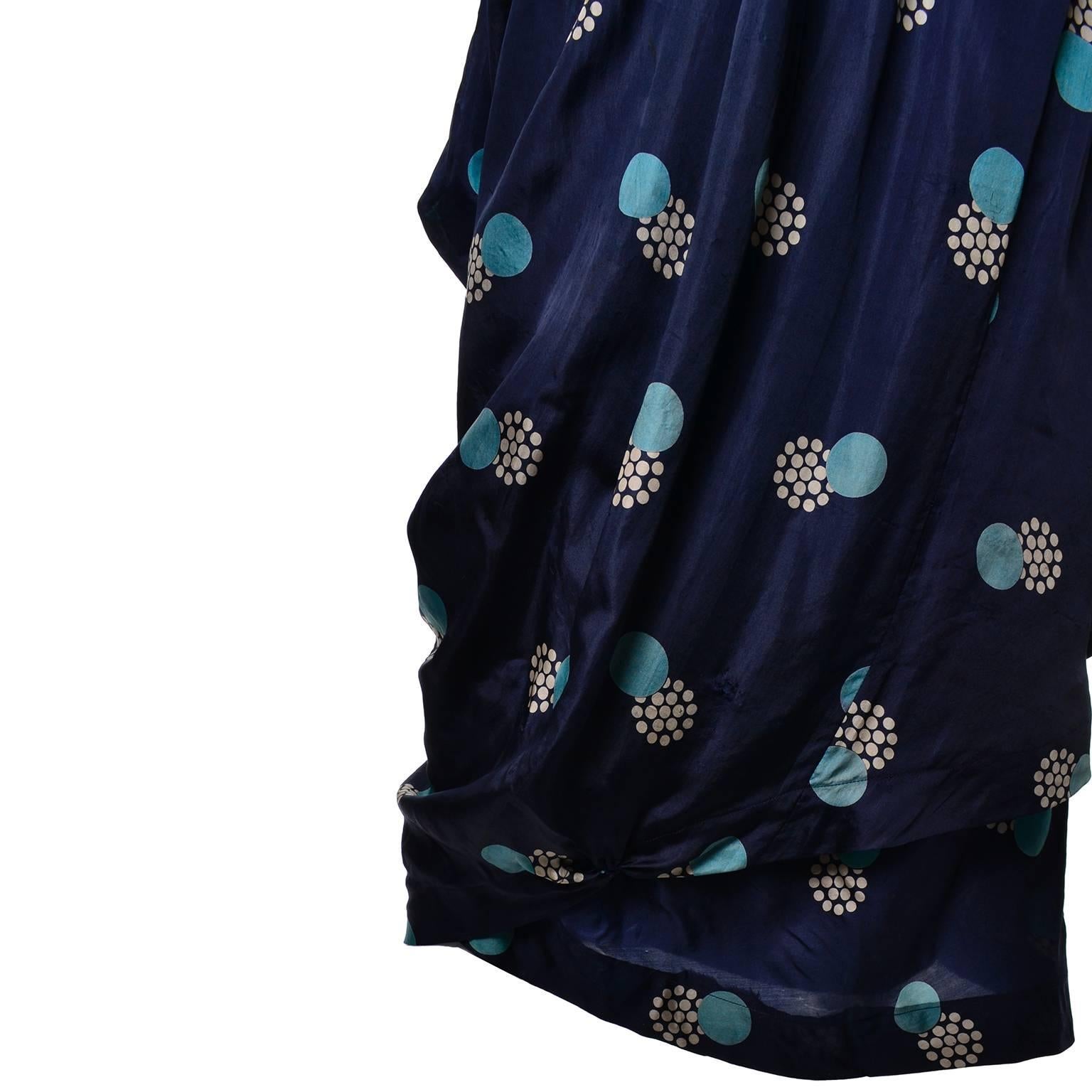 Robe vintage en soie édouardienne de l'époque du Titanic avec imprimé rare style bulle Pour femmes en vente