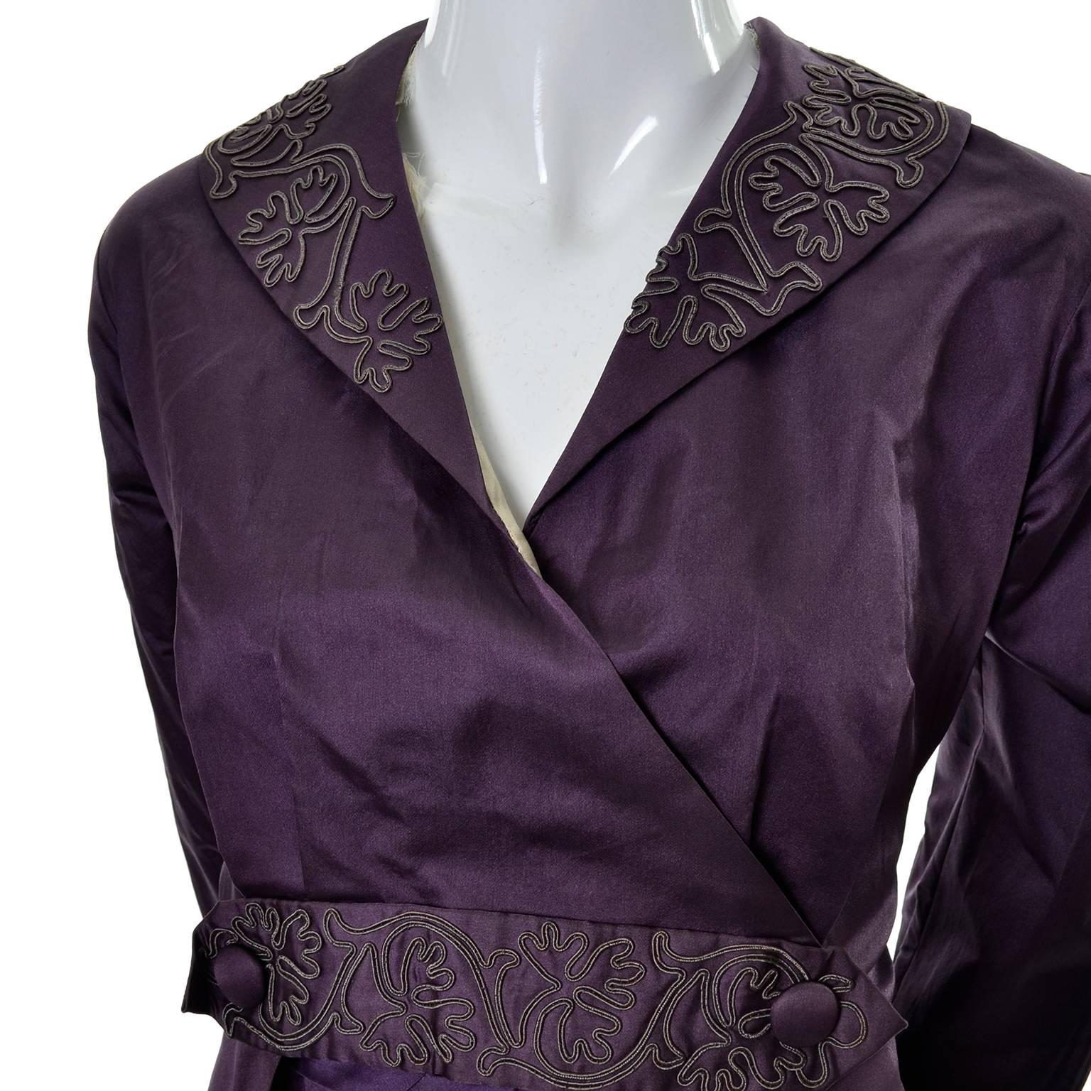 purple edwardian dress