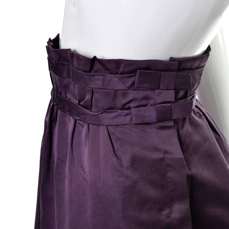 Edwardian Vintage 2pc Dress Skirt Jacket Suit Soutache Trim Purple Silk ...