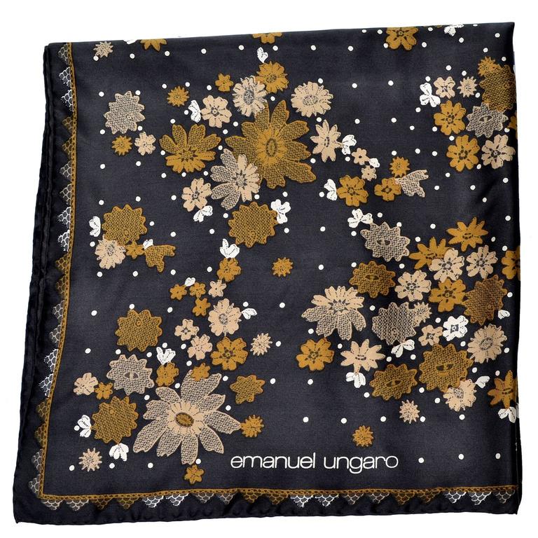 Ungaro silk scarf clearance