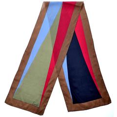 Kenzo Vintage Scarf Silk Abstract Geometrics 10