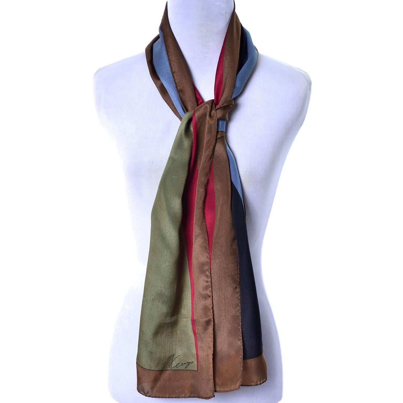 kenzo scarf vintage