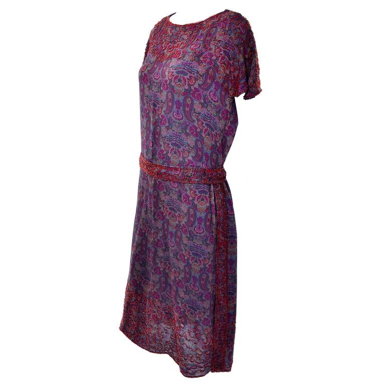 purple 1920s dress