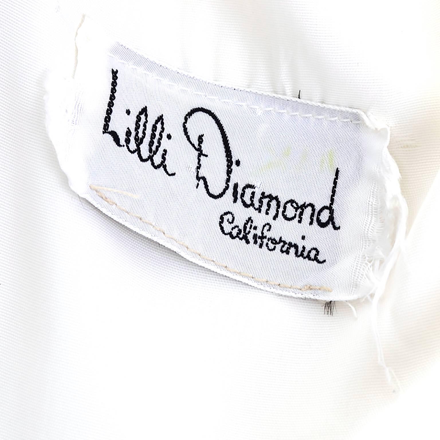 Gray 1970s Lilli Diamond Vintage Dress Drop Sequin Statement Sleeves Size 6