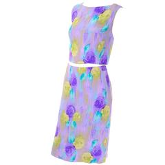 New Vintage 1990s Gianni Versace Silk 2 pc Dress Cropped Top Skirt With Tags 7