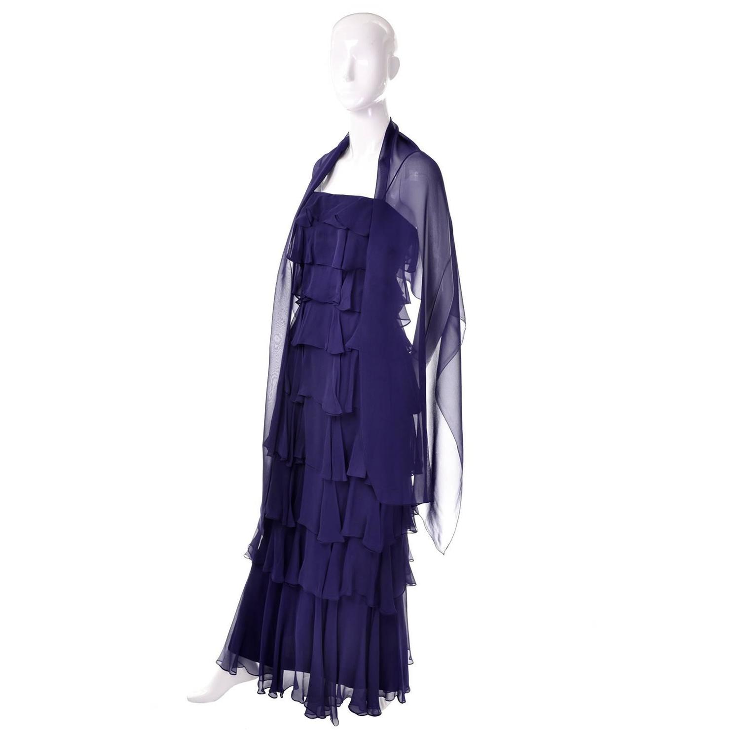 navy dress shawl