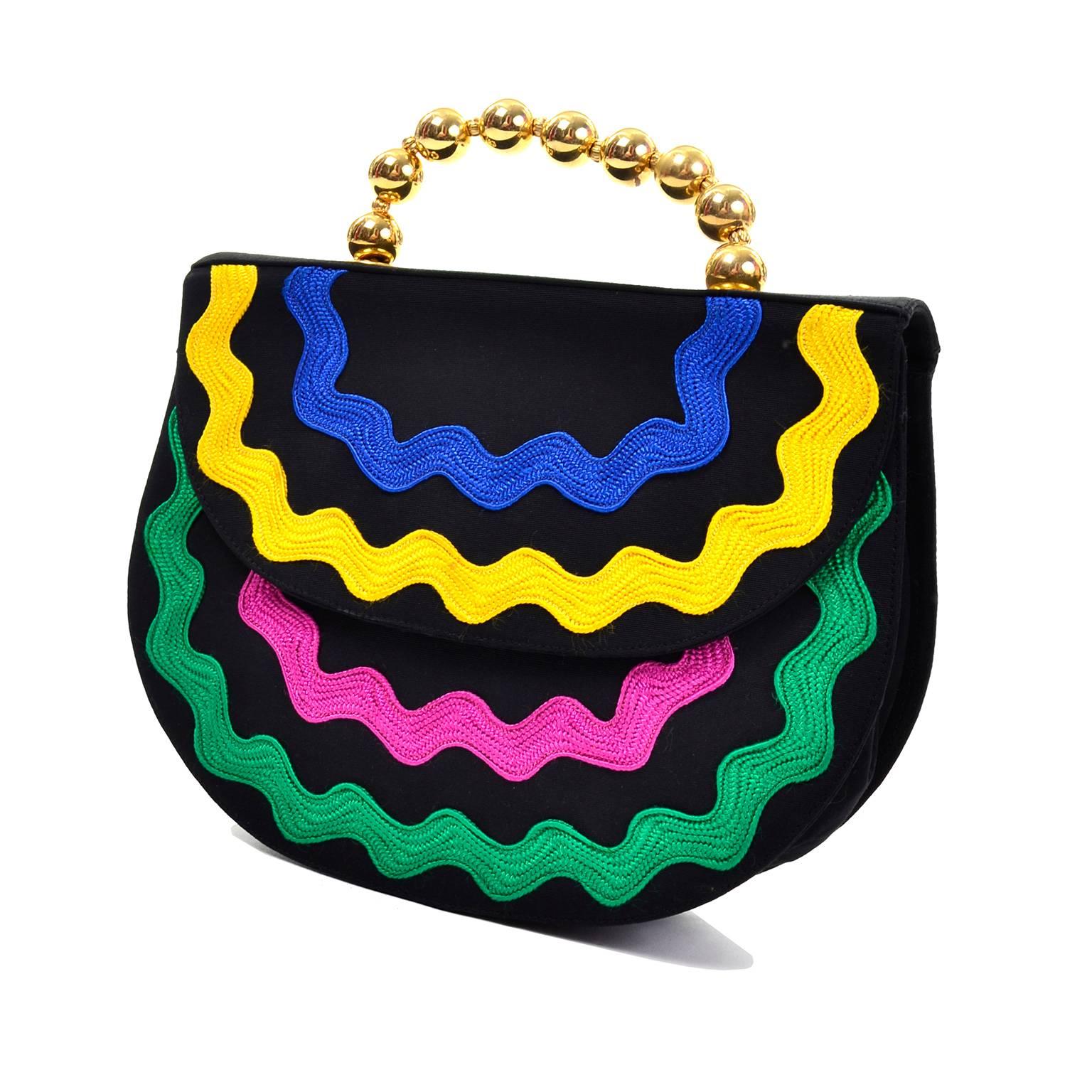 Women's Moschino Multi Color Vintage Handbag