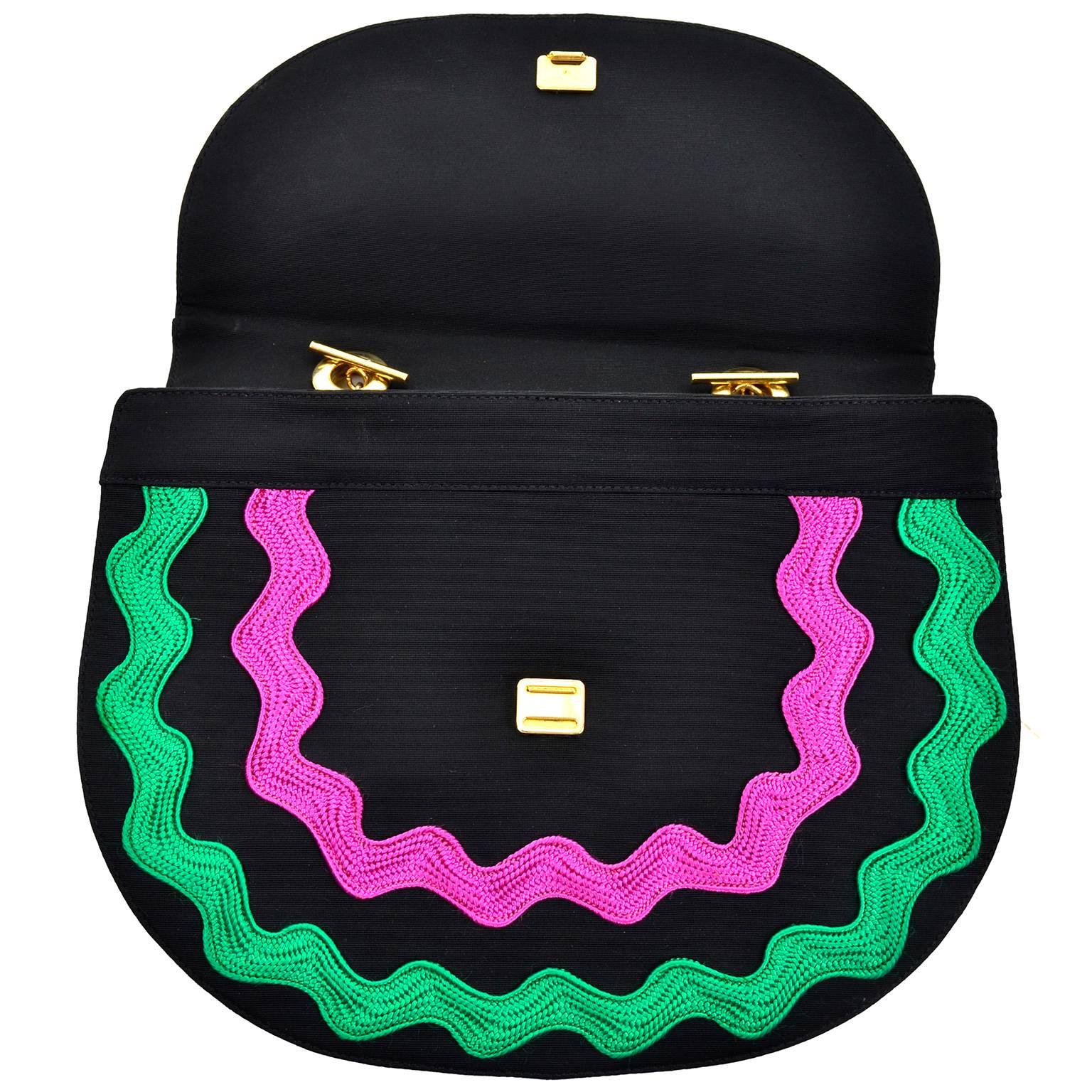 multi color handbag