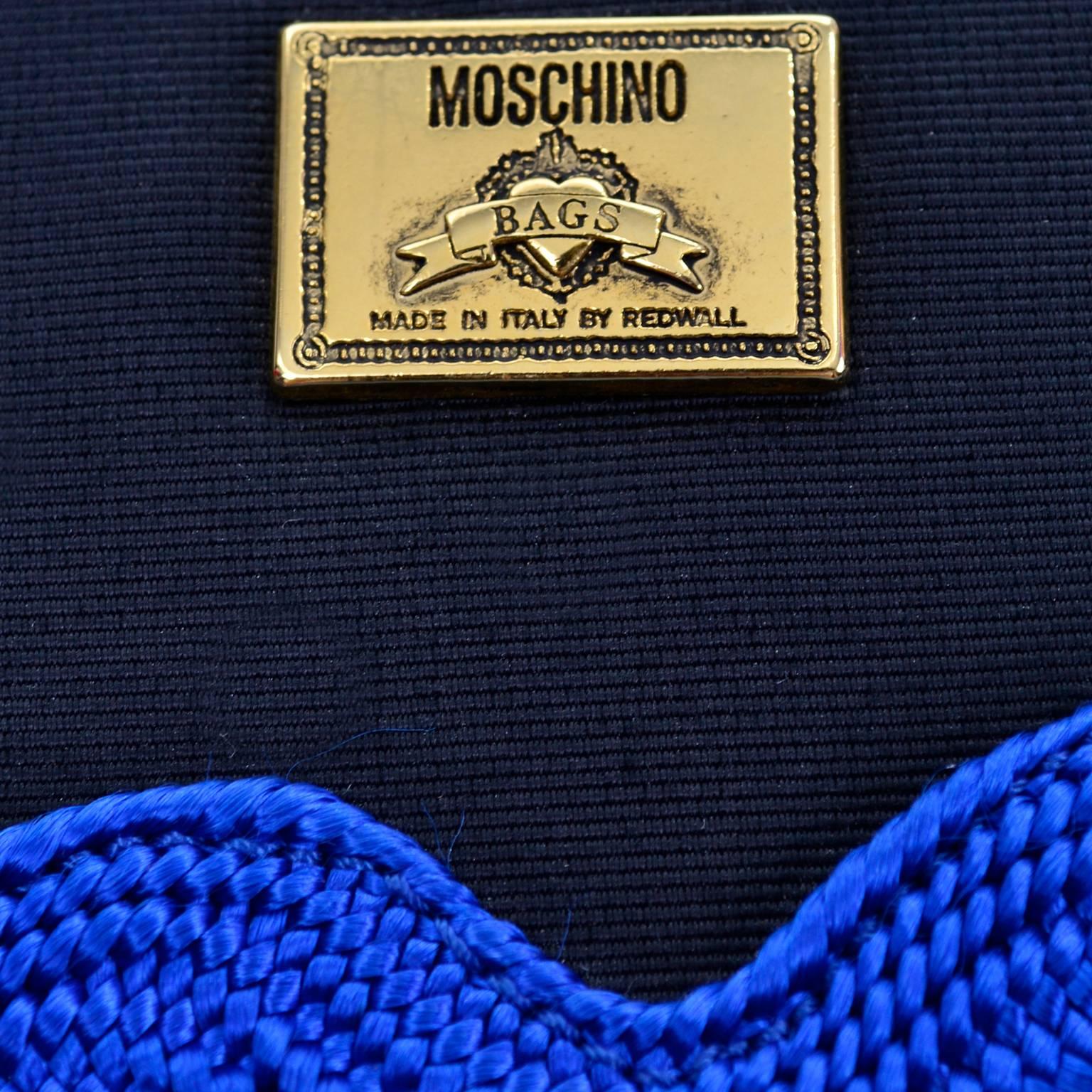 Moschino Multi Color Vintage Handbag 3