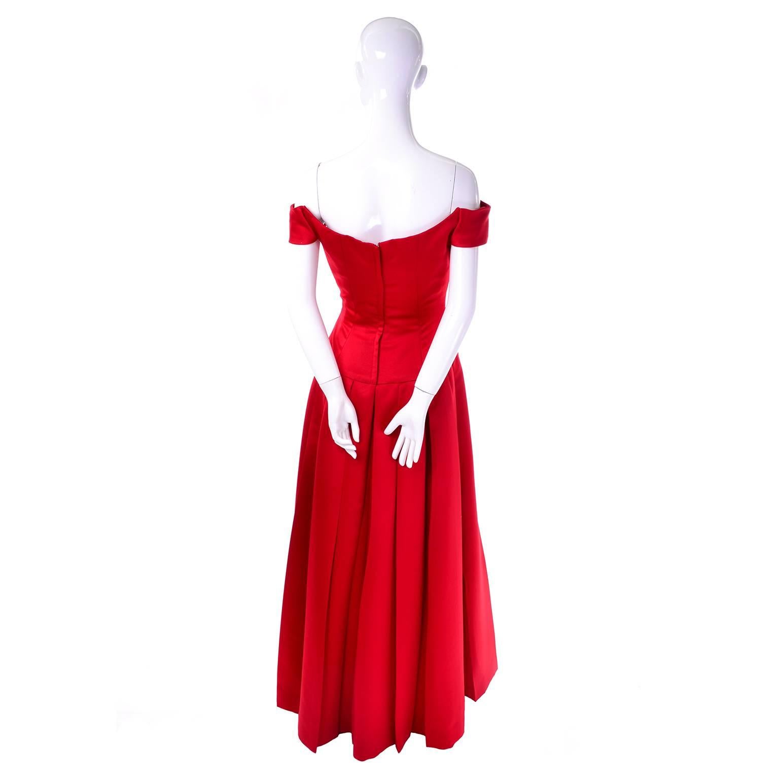 vintage victor costa dress