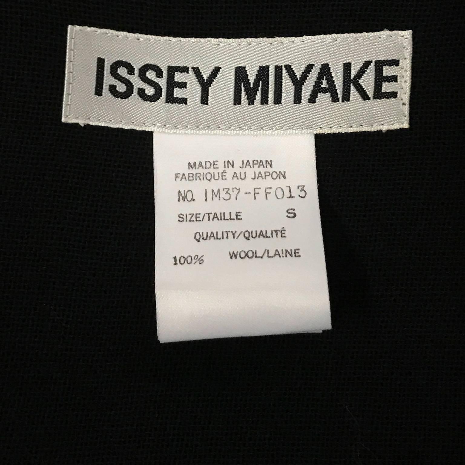 1990s Issey Miyake Lightweight 100% Wool Drop Crotch Jumpsuit Romper Dress 5