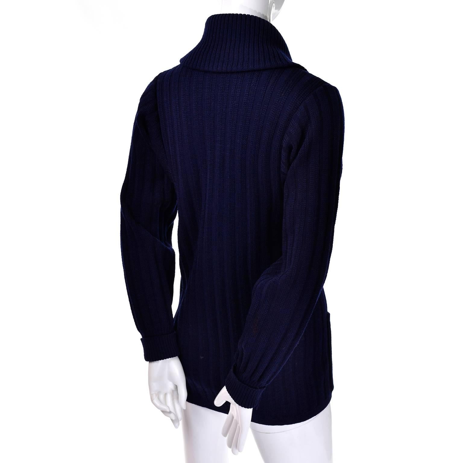 navy blue cardigan sweater