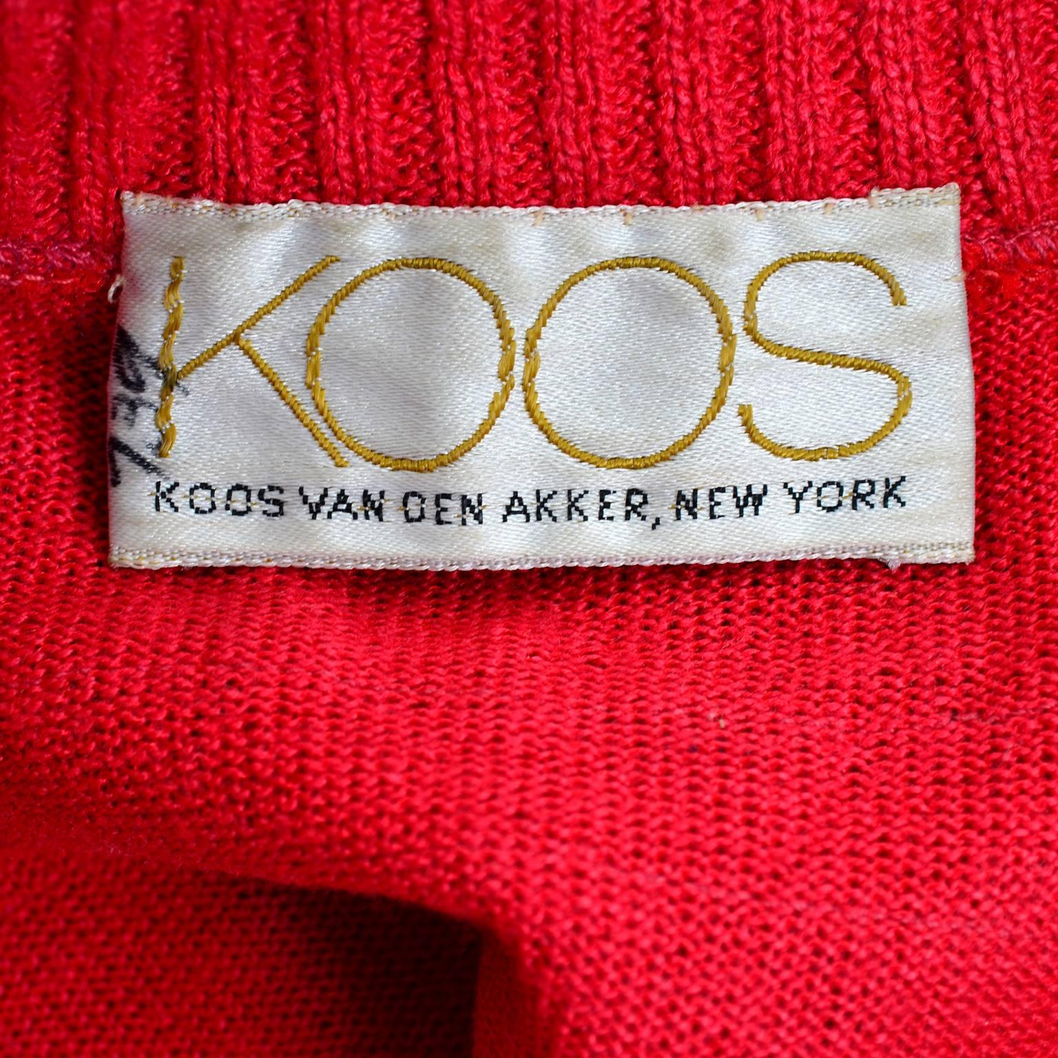 1980s Vintage Koos Van Den Akker Mixed Pattern Silk Sweater 3