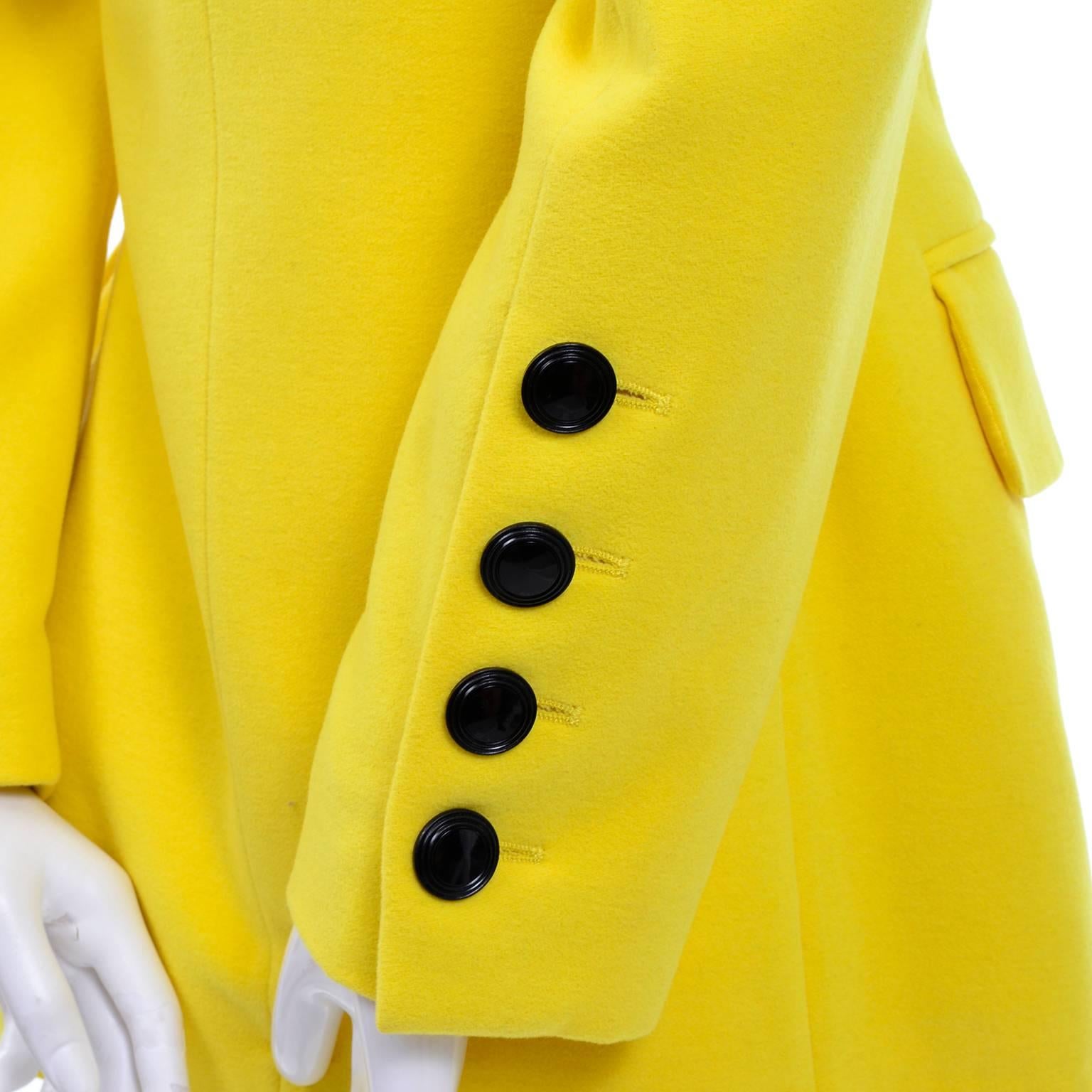 yellow wool blazer