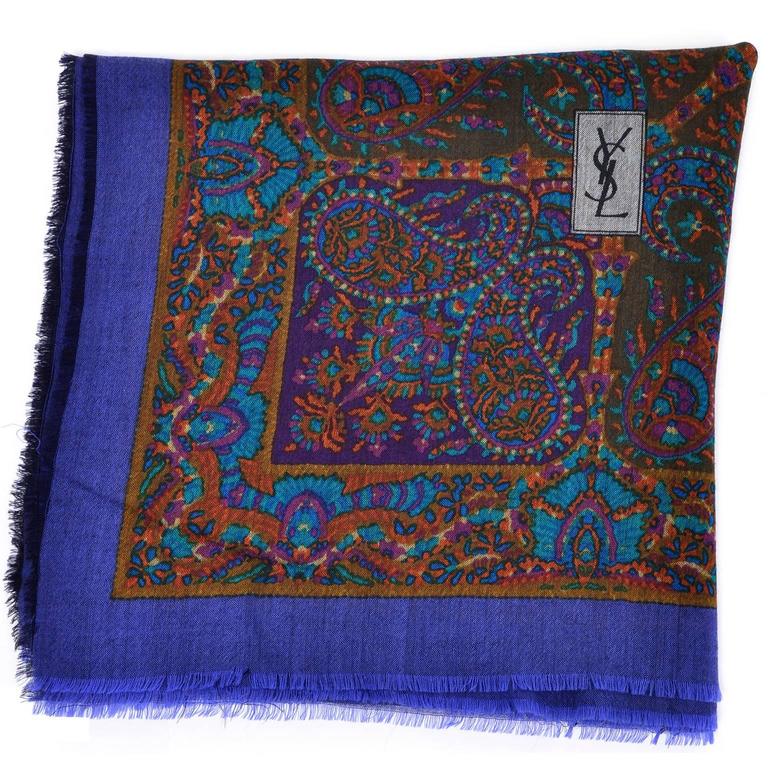 ysl scarf vintage