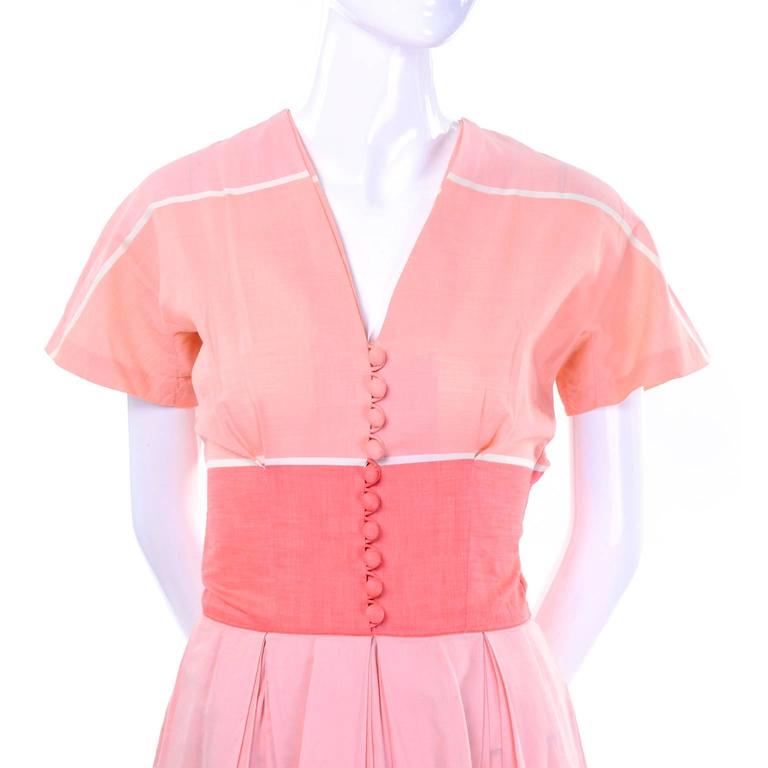 Vintage Mcmullen 1950s Dress Worn By Jessica Chastain In The Tree