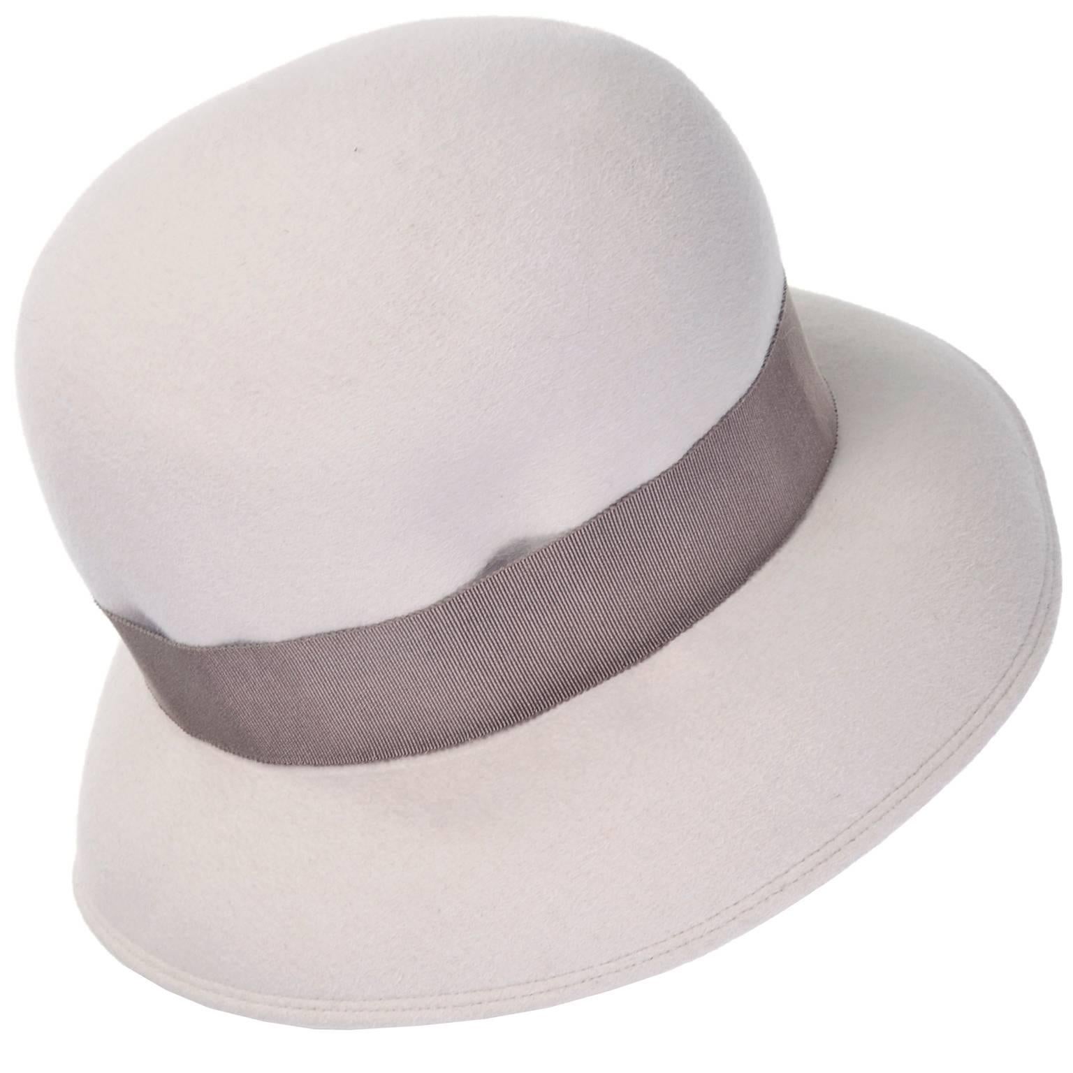 cream wool hat