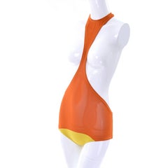 Vintage 1960s Topless One Piece Swimsuit Rudi Gernreich Monokini Style