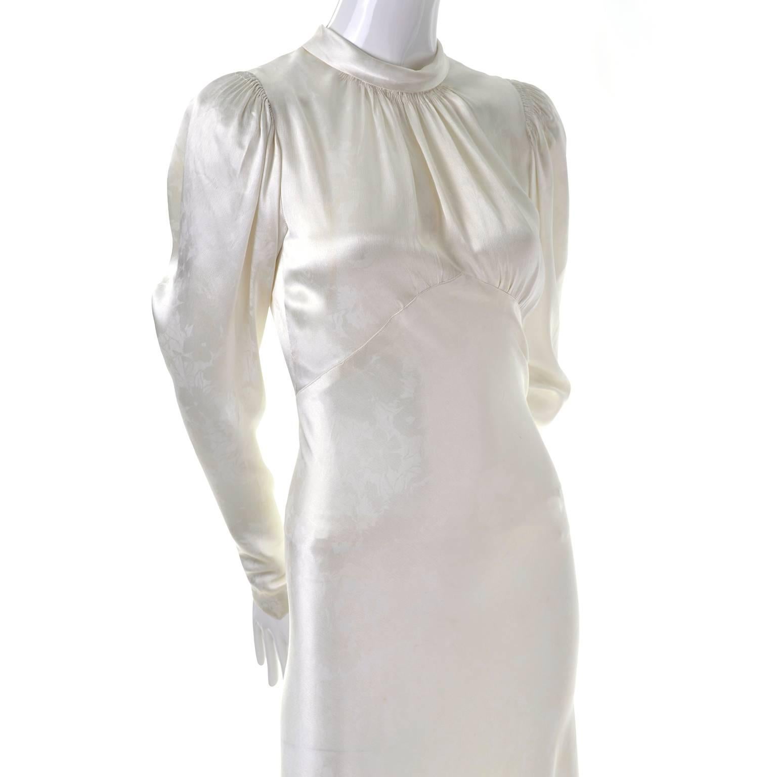 1930s wedding dress