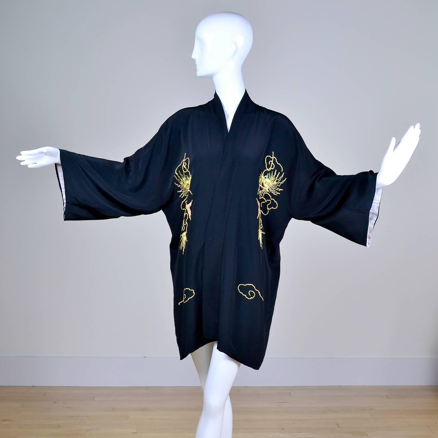 golden dragon kimono