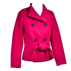 Valentino Jacket L'Amour Raspberry Red Size 4 Small