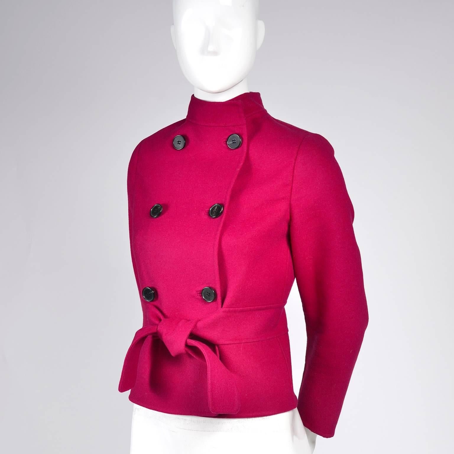 raspberry jacket