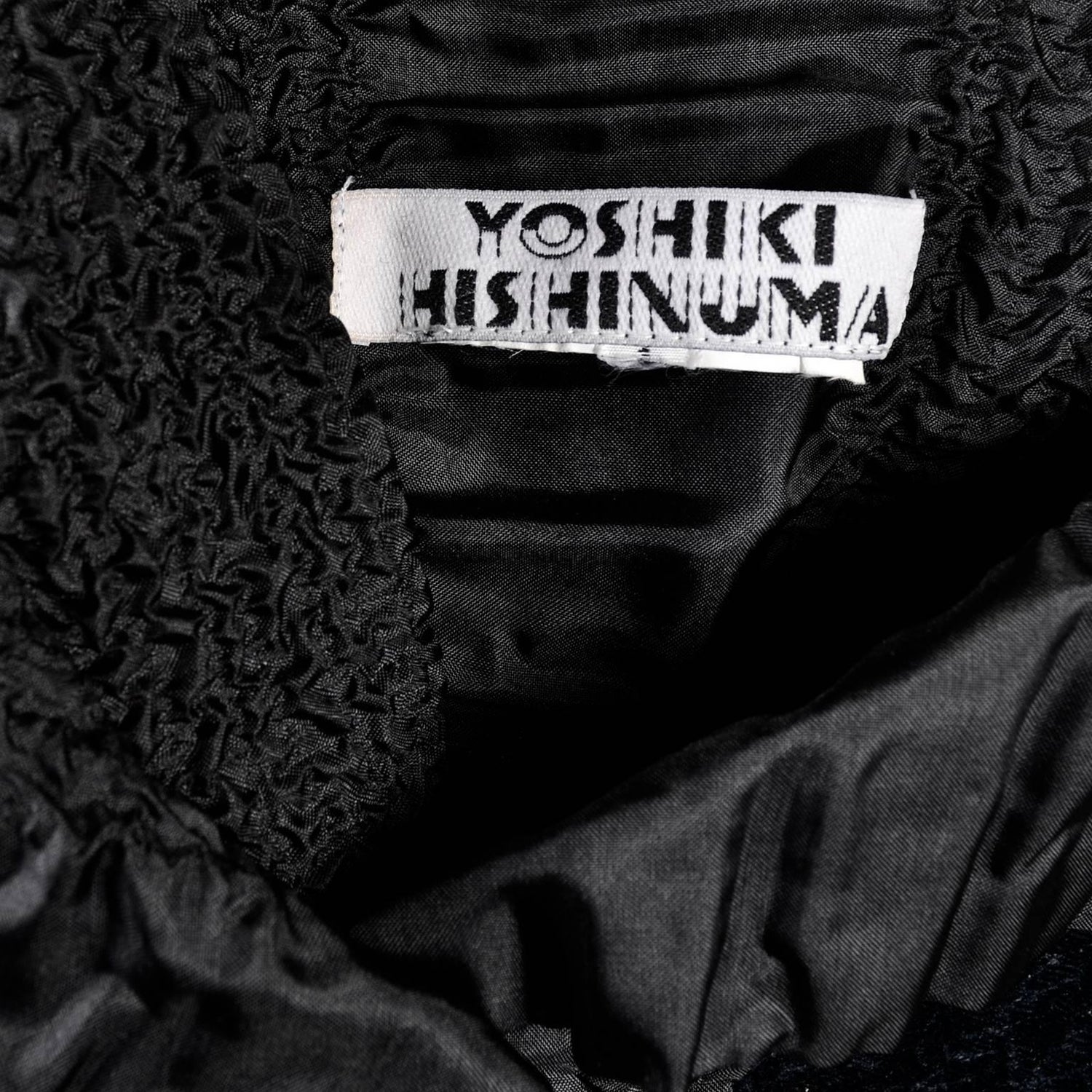 1990s Yoshiki Hishinuma Vintage Top Avant Garde Black Velvet With Taffeta Trim At 1stdibs