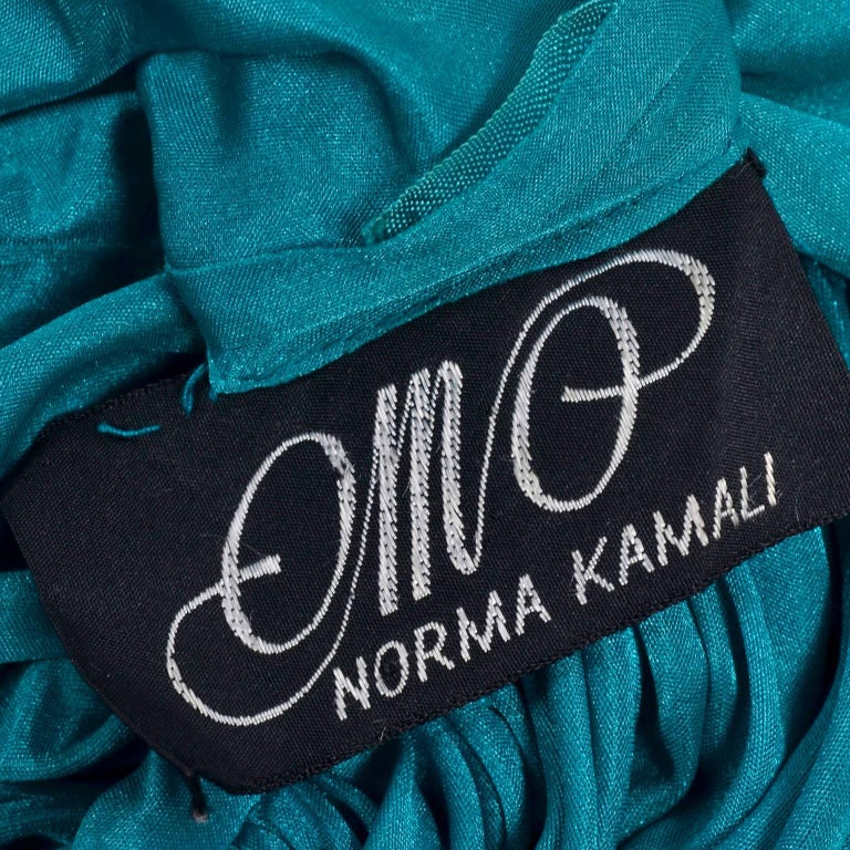 1970s OMO Norma Kamali Backless Dress
