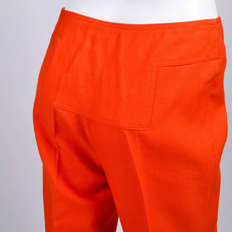 Courreges Pantalon in Orange