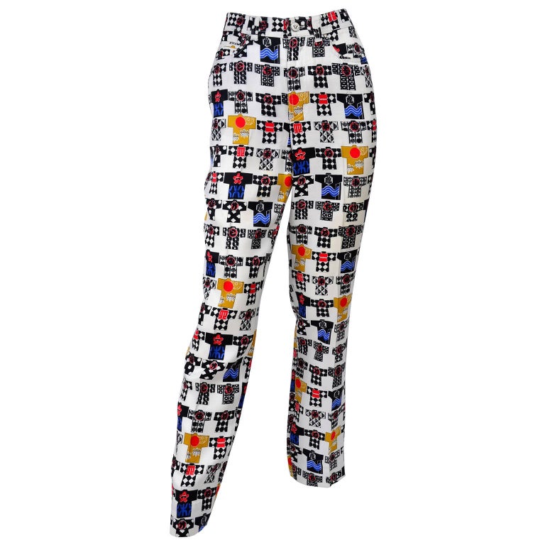 Venusette High Waisted Printed Pants main image 1